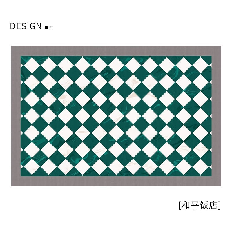 Distributed carpet living room  new french floor mat retro light luxury high-end cream style bedroom no-wash and wipeable