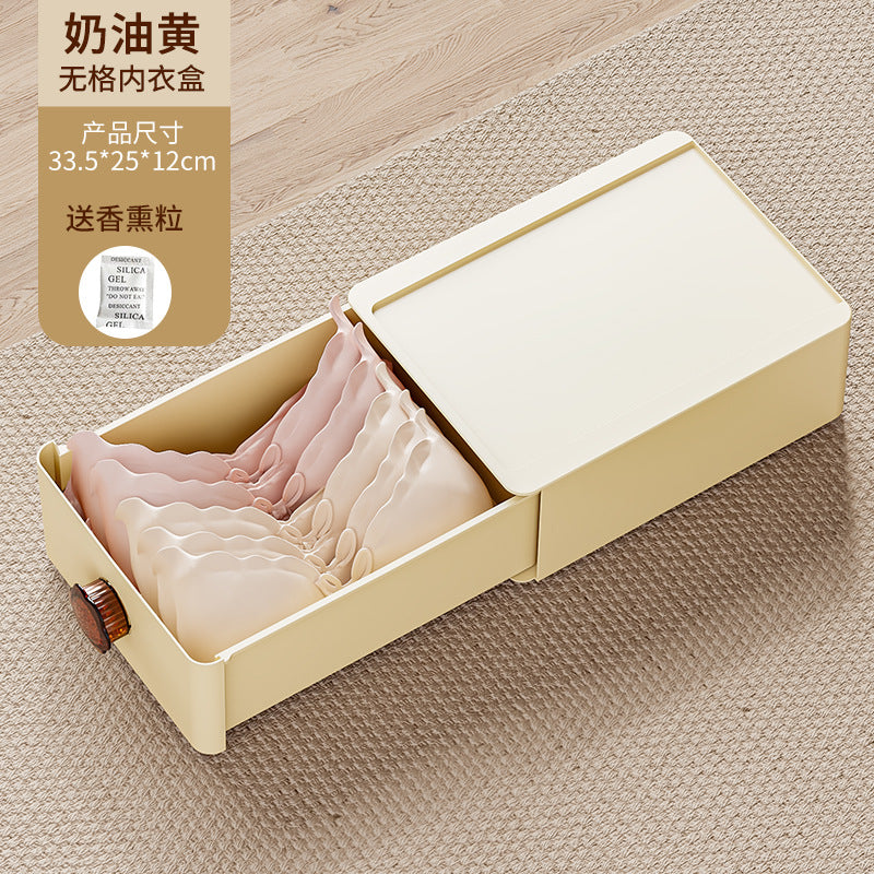 Order aromatherapy underwear storage box, underwear, underwear, socks finishing box, close-fitting clothing grid three-in-one storage artifact