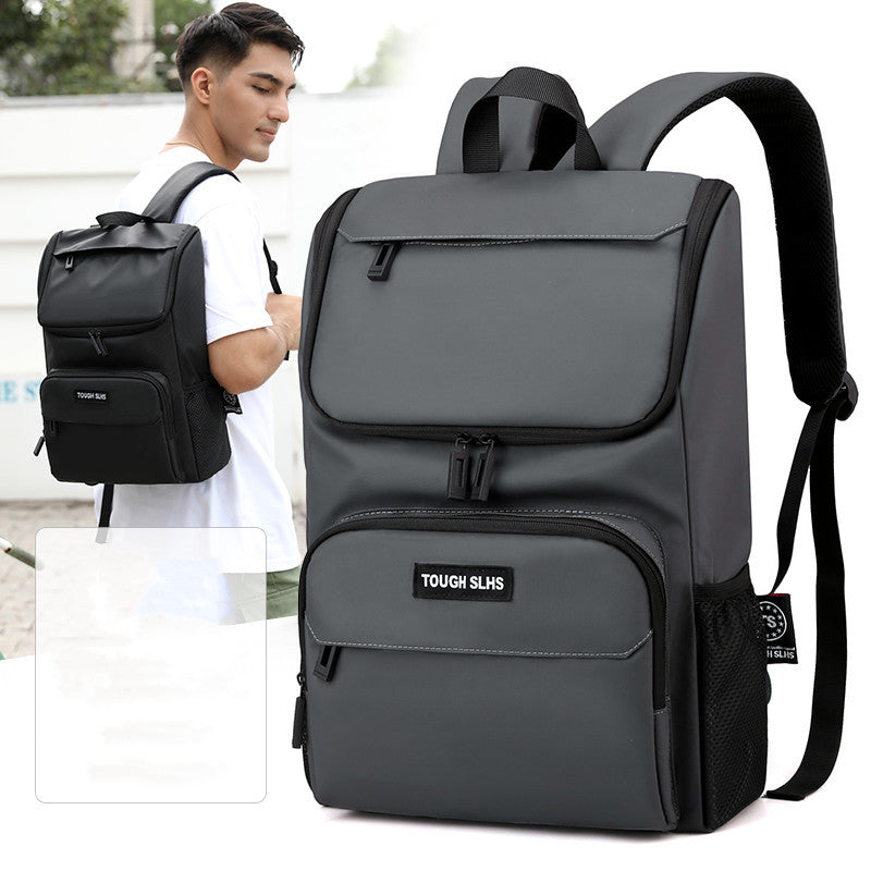 New Men's Casual Backpack Trend Large Capacity Backpack Business Commuter Computer Bag Fashion Casual Men's Bag School Bag