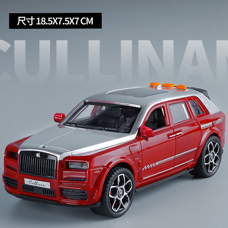 Kids' realistic inertia off-road vehicle model - doors open, lights & music - inertia toy car - cross-border hot seller