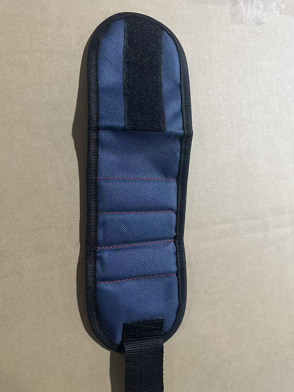 Three-row magnetic wristband tool kit - electrician's accessory with magnet pickup tool for suction and screw handling