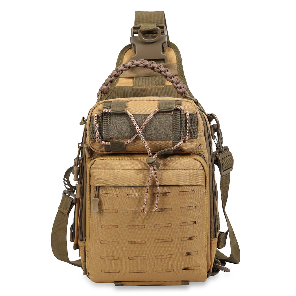 New Outdoor Sports  Multifunctional Backpack Handheld Shoulder Tactical Bag Cycling Equipment Fishing Oblique Span Bag