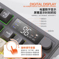 M96 wireless bluetooth dual-mode mechanical feel keyboard with pbt keycaps, display, and knob – gaming membrane keyboard