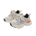 Vancahao girls' lightweight fashion sneakers,  spring/autumn new korean style kids' trendy running shoes, chunky sneakers