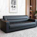 Office sofa business vip reception lounge office sofa leather sofa office sofa coffee table combination