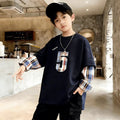 new arrival topspatchworkloose chinese cotton round neck long sleevest-shirtwestern style chinese cotton bottom shirtautum