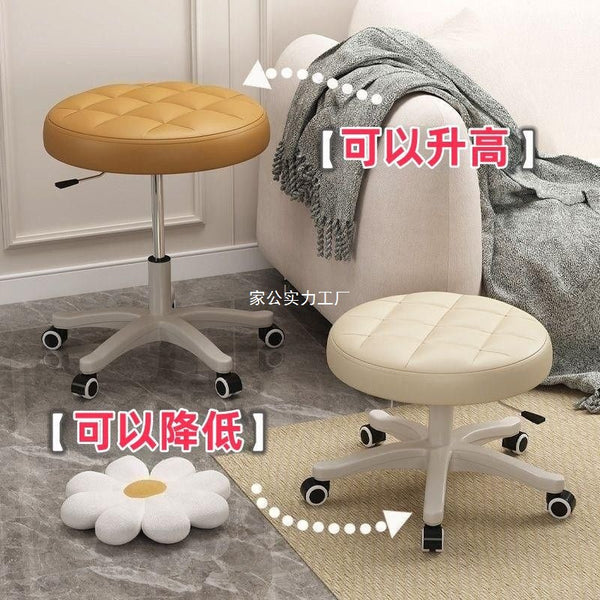 Lifting small stool makeup stool Internet celebrity dressing stool Home live stream chair Beauty sewing stool Nail art makeup stool