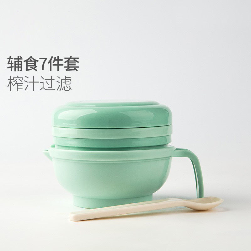 Baby food grinder bowl manual baby food supplement tool food puree vegetable processor baby food grinder set
