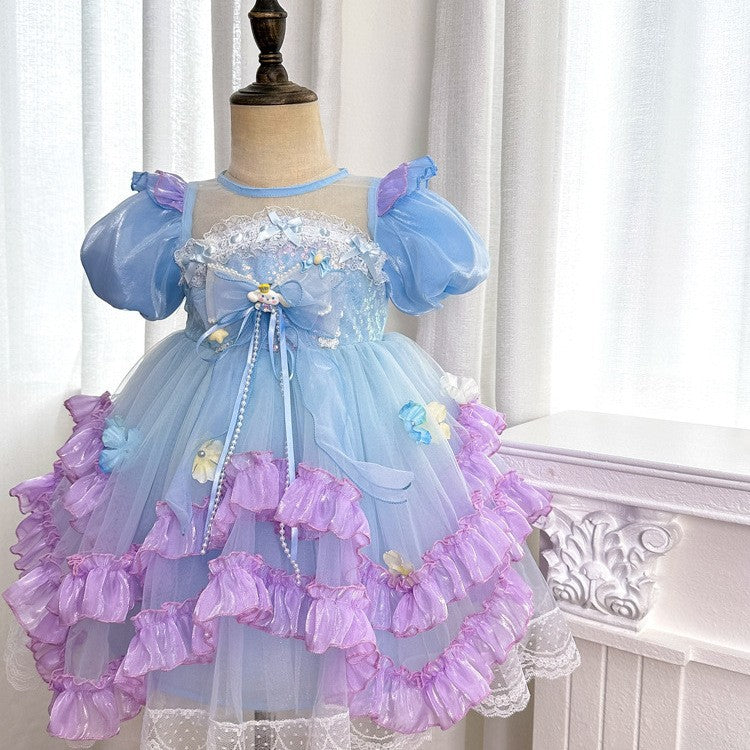 Lolita princess dress for girls, spring/autumn  new collection, children's dress, girl's birthday party gown