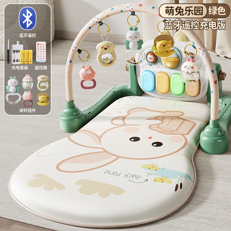 Baby toy foot pedal piano gym activity center for newborns and infants (0-1 year olds, 6 months+), educational musical early learning gift