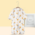 Baby rompers summer thin air conditioning suit baby pure cotton pajamas onesie newborn clothes long sleeve spring and summer outfit