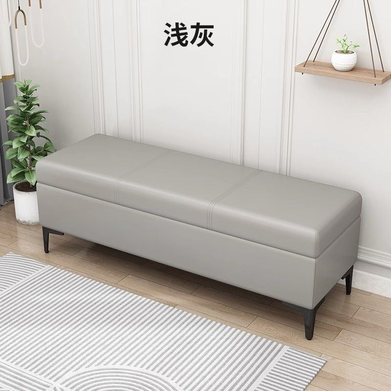 Simple storage stool storage stool box clothing store sofa stool foot stool for home shoe changing stool solid wood stool