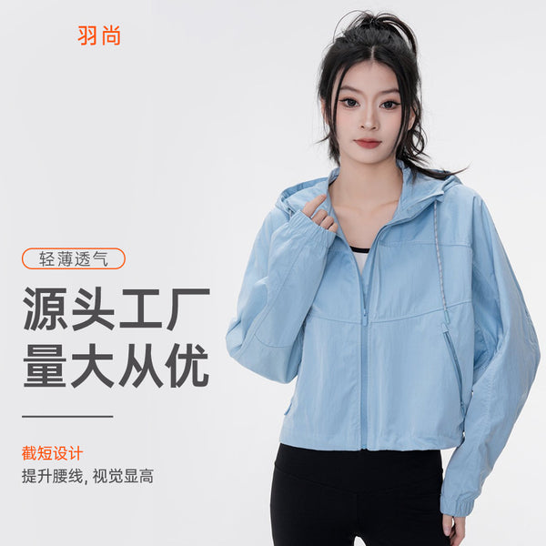 Lulu Lulu white brand  OEM high quality spot wholesale outdoor sports yoga fitness short coat women