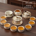 Huang rufengshang·dunhuang fengling-xi shi pot lid bowl 13 pieces