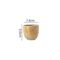 Straight mouth cup-wheat field