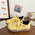 Pink german army trainer (gat) double mesh sneakers - women's cute & quirky summer new arrivals - chic, niche, korean style, breathable athletic "agnes" white sneakers