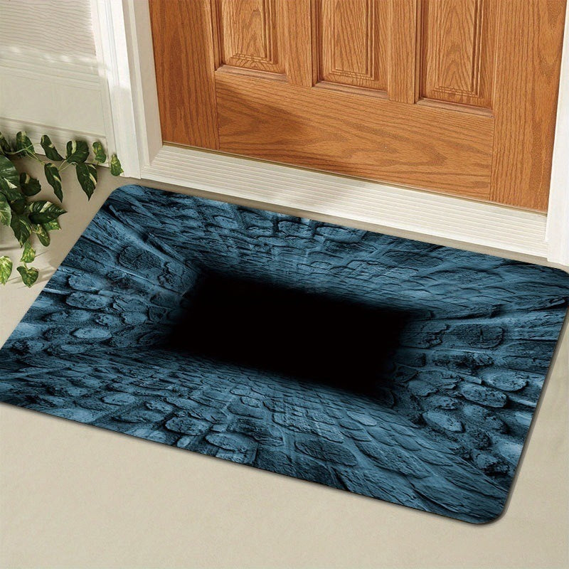 3d visual trap floor mat bathroom absorbent mat non-slip foot mat entrance door mat entrance door mat