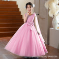 Kids dress princess dress cross-border classy style flower girl host piano performance costume girldresspersonalized