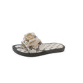 2024 summer women's outdoor slippers - fashionable bowknot soft sole casual thong sandals - chic fairy style beach slides