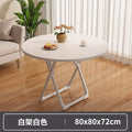 Foldable table dining table for homesmall apartment rental house simple table and chairs for eating square table round table convenient stall