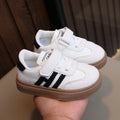 Kids german training shoes  spring boys sports shoes casual sneakers girls white shoes soft bottom baby agan shoes