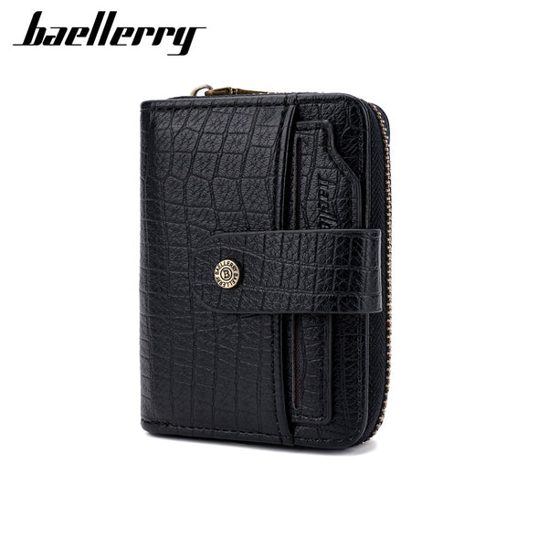 Baellerry new men's small card bag  multi-card zipper driver's license bag credit card holder wholesale
