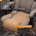 Computer chair for home reclining gaming chair plaid sedentary backrest sofa chair desk dormitory live study chair
