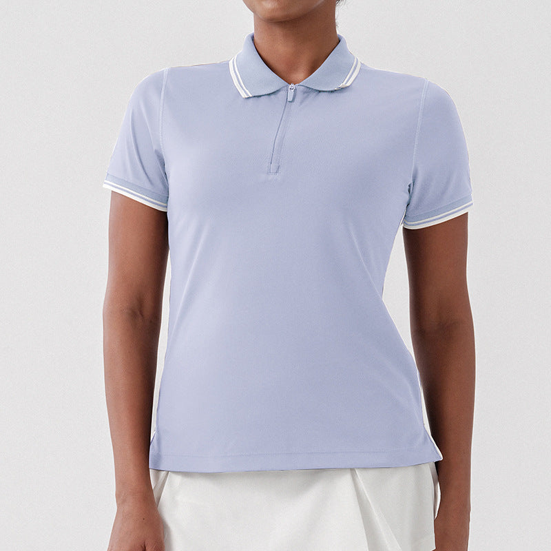 Tennis skirt set: antibacterial polo shirt, breathable t-shirt, gym outfit with built-in shorts, athletic skirt, lightweight summer style