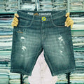 Men's denim shortsjeans men's jeans new half length ripped denim men's pants wholesale