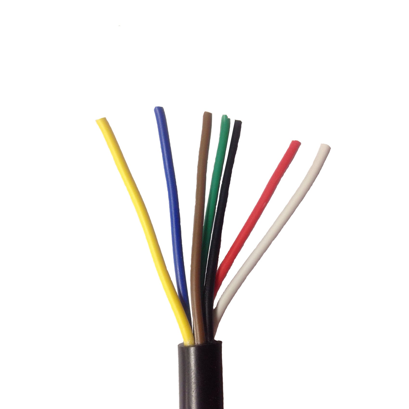 RVV7 core national standard sheathed cable 0.5 0.75 1.0 1.5 2.5 multi-strand copper core flexible cable control cable