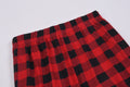 Export cross-border men's lazy style flap pocket pants plaid fashion style home casualpants home casual