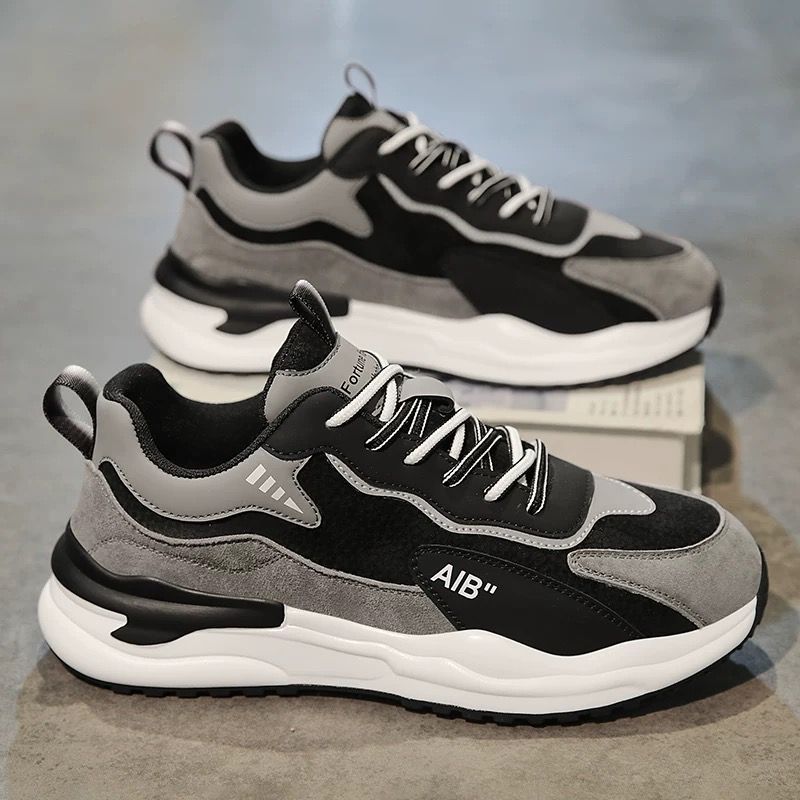 Argan men's shoes spring leather sneakers meneasiest for matchcasual shoes running non-slip heightening dad trendy shoes winter