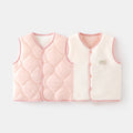 Babylon baby vest belly vest baby reversible autumn and winter style quilted kids vest vest imitation down