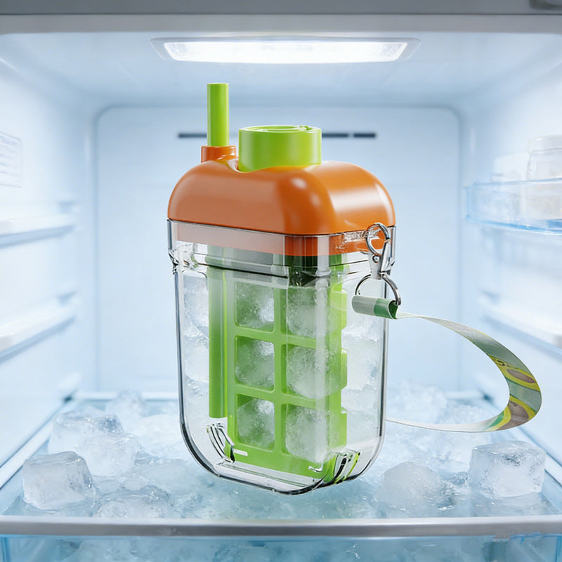 Cold water kettle new arrival popular drink fruit tea ice tray ice bucket ice cube making straw water cup summer cool ice bucket