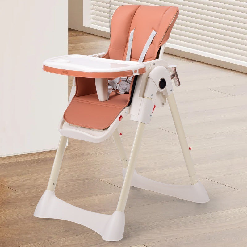 Baby dining chair foldable, reclining, rocking, portable baby eating seat, home baby meal rocking chair