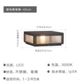 Qy solar outdoor post cap light waterproof villa courtyard lamp modern minimalist fence light front door pillar lamp post light