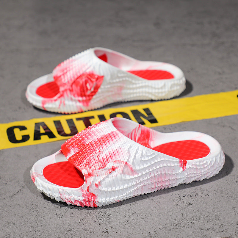 New trending slippers for men - 2023 sporty, fashionable, thick-soled, ultra-soft, cloud-like comfort, non-slip casual couple's shoes