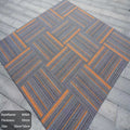 Extra thick commercial carpet for office use - large area, wear-resistant, quiet, square interlocking tiles for office buildings and conference rooms