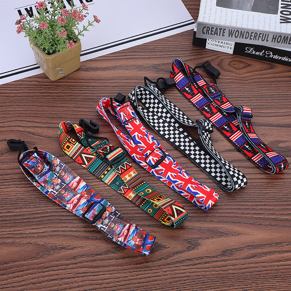 Ethnic Ukulele Strap Multi-Style Ukulele Small Guitar Strap Ukulele Hook Strap