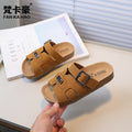 Birkenstock boys' cork sandals - new summer collection: open-toe kids' shoes, indoor/outdoor sandals, big & tall children's flip-flops