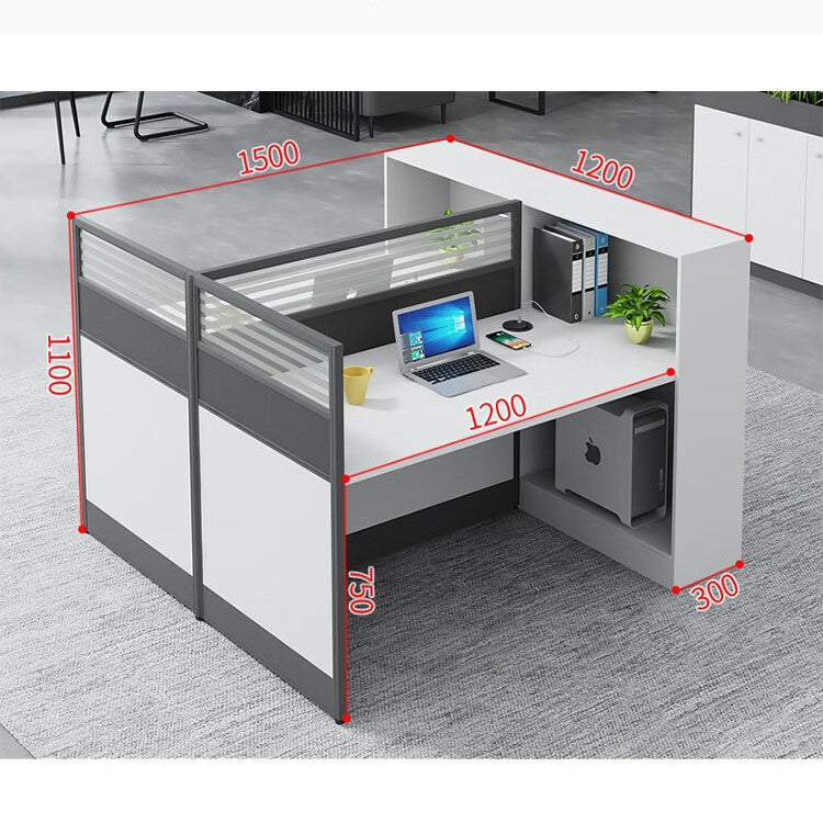 Saint li office desk and chair set - financial desk, card seat, minimalist modern partition office desk set