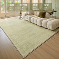 Small fresh green living room carpet cream style square no-wash and wipeable sofa coffee table blanket classy bedroom floor mat