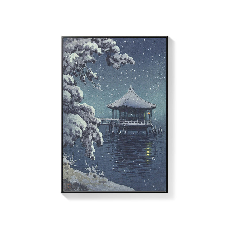 Japanese Mount Fuji decorative painting Ukiyo-e Japanese Japanese Japanese style Japanese style Japanese style restaurant box hanging painting B & B hotel mural