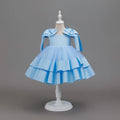 New arrival cross-border kids dress first birthday party skirt first birthday skirt girl performance dress dressexportfashion