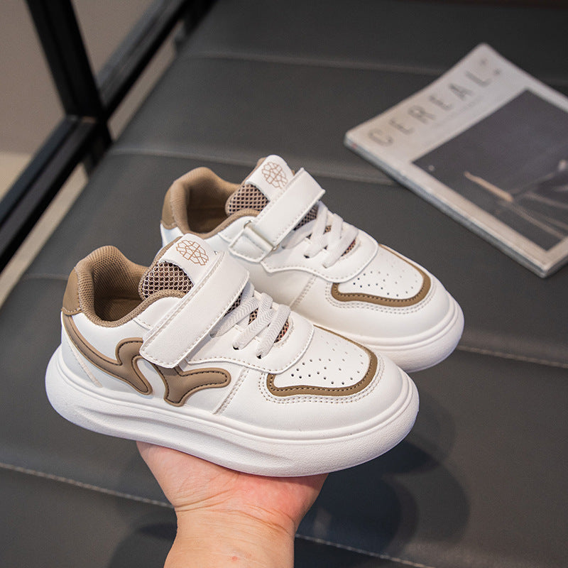 儿童运动鞋2025春秋季新款时尚百搭校园小白鞋女童板鞋男童休闲鞋