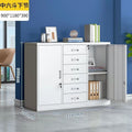 Office filing cabinet, metal cabinet, low cabinet, financial information file cabinet, floor-standing lockable storage cabinet, computer desk side cabinet