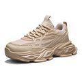 Summer men's shoes new breathable mesh sports shoes men's trendy versatile thick sole height increasing casual running dad shoes