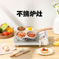 hot-selling egg burger pan for home omelette pan multi-bottom non-stick pan four-hole steak frying pan die-cast pan