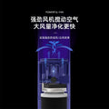 New negative ion car air purifier - compact usb desktop air purifier for home use, formaldehyde removal, odor elimination, and smart purification