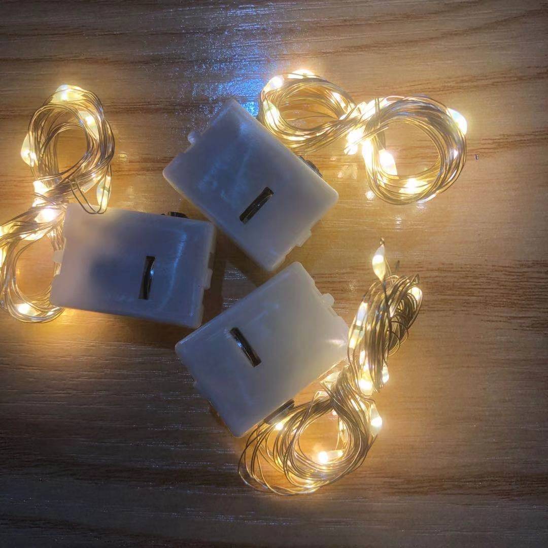 Manufacturer LED light with flowers cake gift decoration atmosphere light small square box luminous white box small colorful lights 123